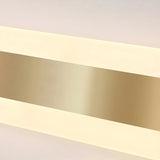 Gold Modern Rectangular LED Bathroom Vanity Light Image - 17