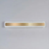 Gold Modern Rectangular LED Bathroom Vanity Light Image - 19