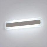 Gold Modern Rectangular LED Bathroom Vanity Light Image - 2