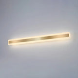 Gold Modern Rectangular LED Bathroom Vanity Light Image - 23