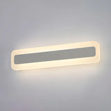 Gold Modern Rectangular LED Bathroom Vanity Light Image - 24