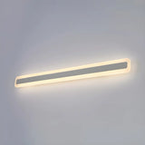 Gold Modern Rectangular LED Bathroom Vanity Light Image - 26