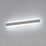 Gold Modern Rectangular LED Bathroom Vanity Light Image - 4