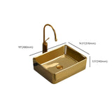 Gold Oval Ceramic Vessel Sinks with Center Trapway Image - 40