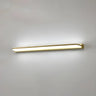 Gold Rectangular Acrylic Simple LED Vanity Light Image - 2