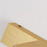 Gold Rotatable LED Rectangular Vanity Light Fixture Image - 6