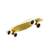 Gold Skateboard LED Flush Mount Ceiling Light Kids Room Image - 3