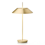 Golden Bedroom Modern Geometric Metal Table Lamp Image - 10