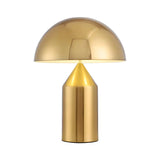 Golden Bedroom Modern Geometric Metal Table Lamp Image - 5