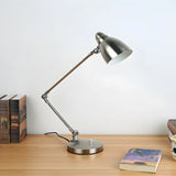 Golden Classic Adjustable Metal Shade Desk Study Lamp Image - 6