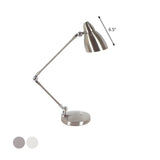 Golden Classic Adjustable Metal Shade Desk Study Lamp #size