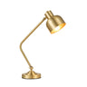 Golden Contemporary Coppery Bedroom Metal Table Lamp Image - 5