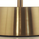 Golden Simple Drum Shade Gourd Decor Metal Table Lamp Image - 10