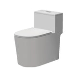 Gravity Siphon Flush Ceramic White Compact One-Piece Toilet Image - 15