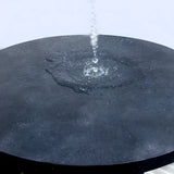 Gray Cement Round Concrete Frame Outdoor Coffee Table Image - 8