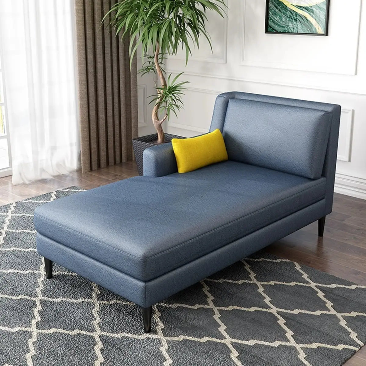 Gray Removable Cushions Rectangular Fabric Right-Arm Chaise Image - 18