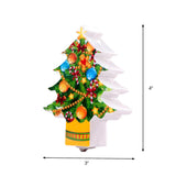 Green Mini Christmas Tree Plug-in LED Night Light Image - 4