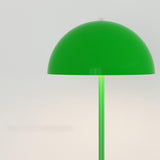 Green Modern S-Shaped Glass Metal Dome Foor Lamp  Image - 11