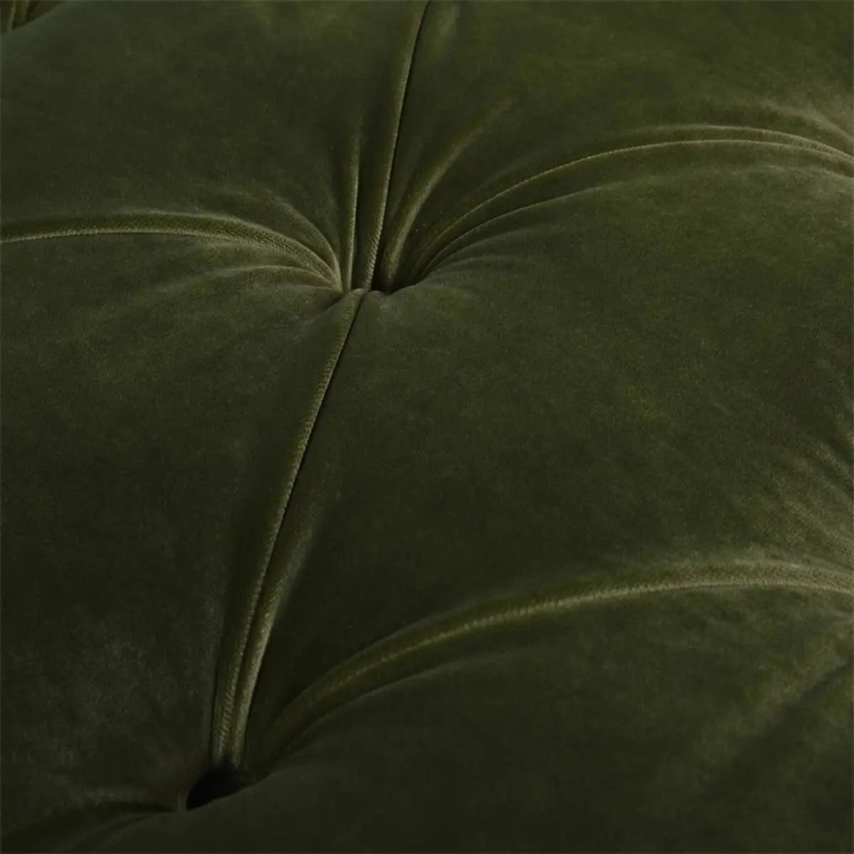 Green Reclining Curved Velvet Upholstered Left-Arm Chaise Image - 11