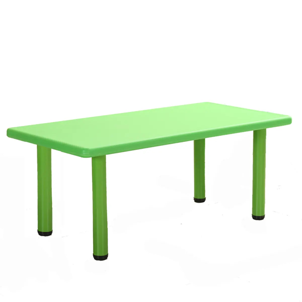 Green Rectangle Rounded Corners Toddler Table Chair Set Image - 8