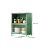 Green Rectangular Wood Kitchen Medium China Cabinet Image - 28