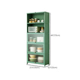 Green Rectangular Wood Kitchen Medium China Cabinet Image - 38