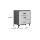 Grey Horizontal Drawer Wood Multi-Tier Storage Dresser Image - 13