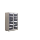 Grey Rectangular Steel Large Organizer Filing Cabinet Image - 9