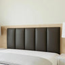 Grey Rectangular Upholstered Low Height Headboard Image - 19