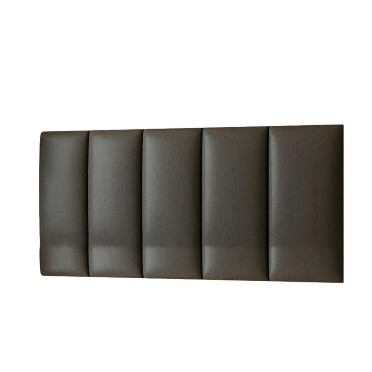 Grey Rectangular Upholstered Low Height Headboard Image - 9