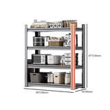 Grey Rust Resistant Metal Microwave Shelf Baker's Rack Image - 24