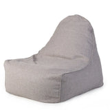 Grey Standard Armless Portable Canvas Bean Bag with Storage Image - 8