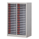 Grey Vertical Steel Large Secure Storage Filing Cabinet Image - 10