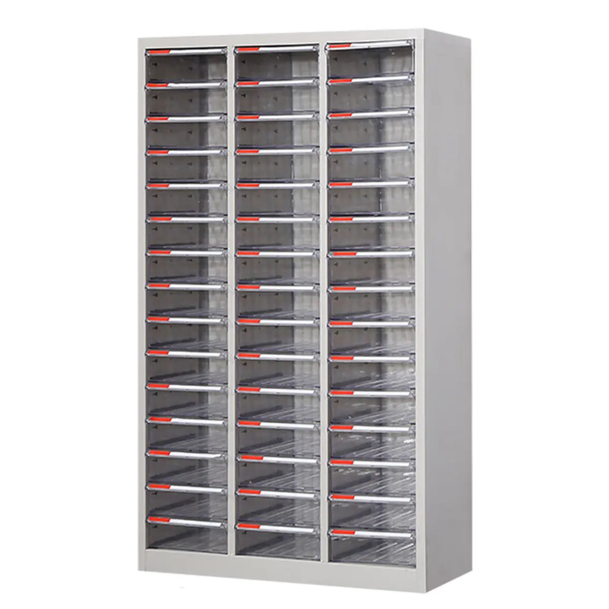 Grey Vertical Steel Large Secure Storage Filing Cabinet Image - 31