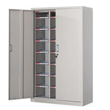 Grey Vertical Steel Large Secure Storage Filing Cabinet Image - 33