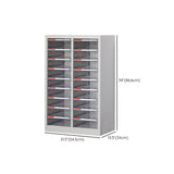 Grey Vertical Steel Large Secure Storage Filing Cabinet #size