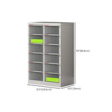 Grey Vertical Steel Large Secure Storage Filing Cabinet Image - 47