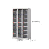 Grey Vertical Steel Large Secure Storage Filing Cabinet Image - 67