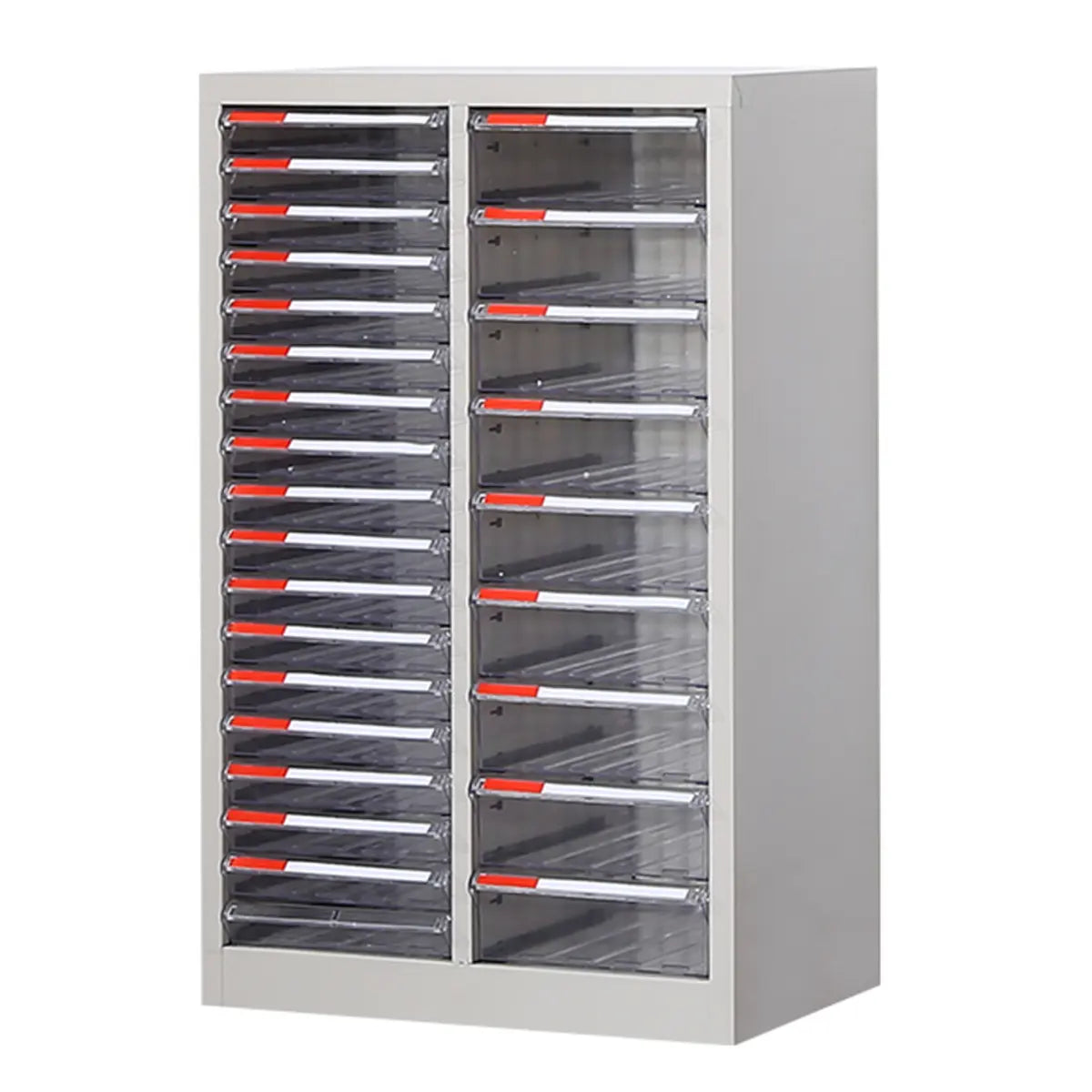 Grey Vertical Steel Large Secure Storage Filing Cabinet Image - 8