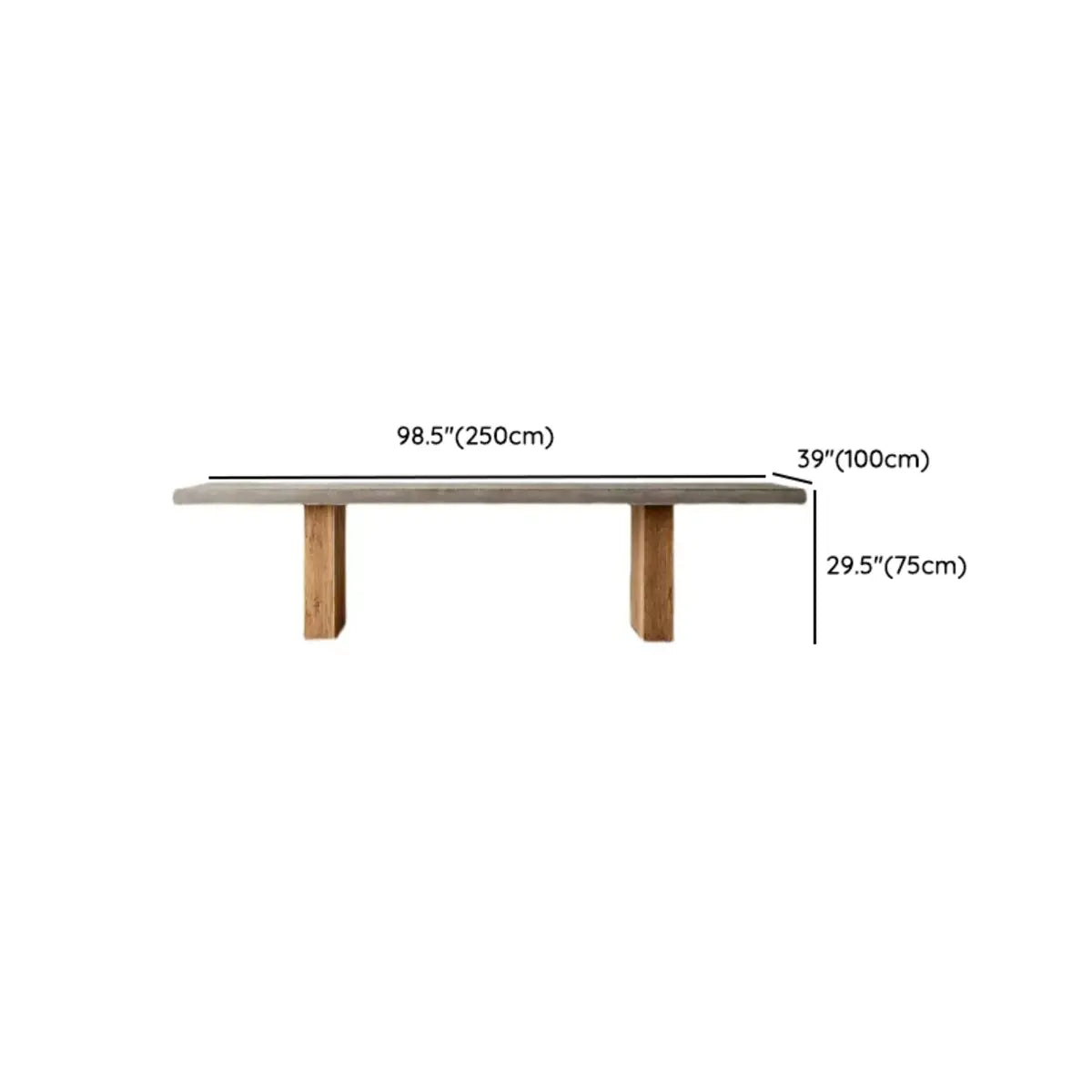 Grey Wooden Rectangular Workstation Conference Desk Image - 14