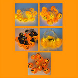 Halloween Pumpkin LED Decorative Outdoor String Light Image - 12