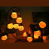 Halloween Pumpkin LED Decorative Outdoor String Light Image - 13