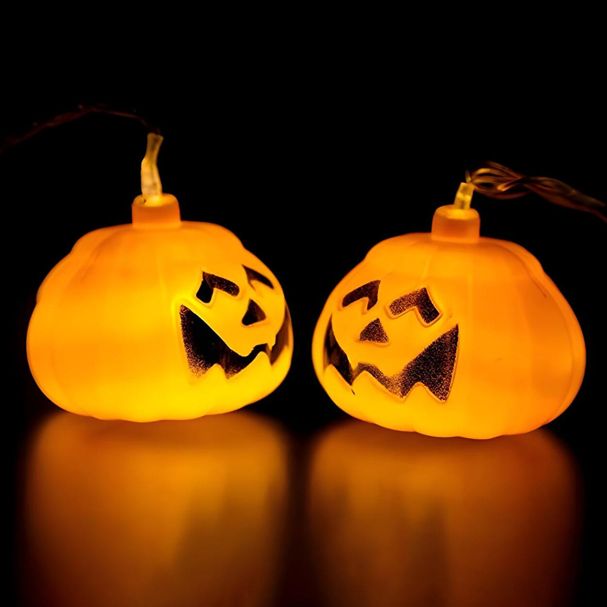 Halloween Pumpkin LED Decorative Outdoor String Light Image - 8