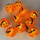 Halloween Pumpkin LED Decorative Outdoor String Light Image - 9