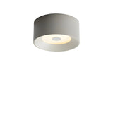 Hallway Black Cylinder Glass LED Flush Mount Light Image - 3