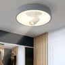 Hallway Black Round Adjustable Flush Mount Ceiling Lamp Image - 3