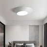 Hallway Black White Geometric Section Flush Mount Light Image - 5