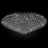 Hallway Chrome Crystal Bubble Flush Mount Ceiling Light Image - 8