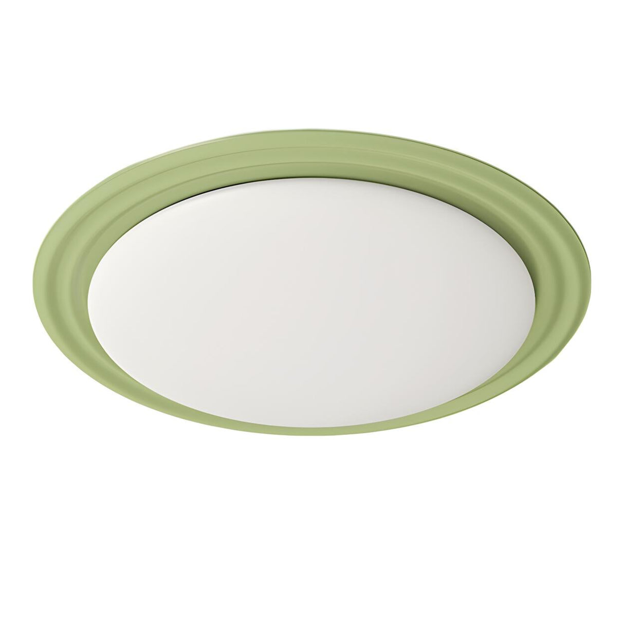 Hallway Mini Pumpkin Green Flush Mount Ceiling Light Image - 7