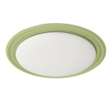 Hallway Mini Pumpkin Green Flush Mount Ceiling Light Image - 7